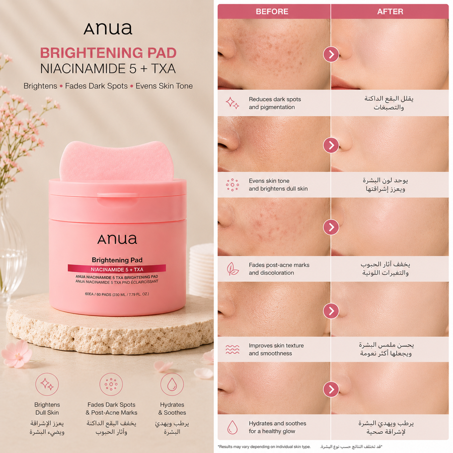 Anua Niacinamide 5 TXA Brightening Pad
