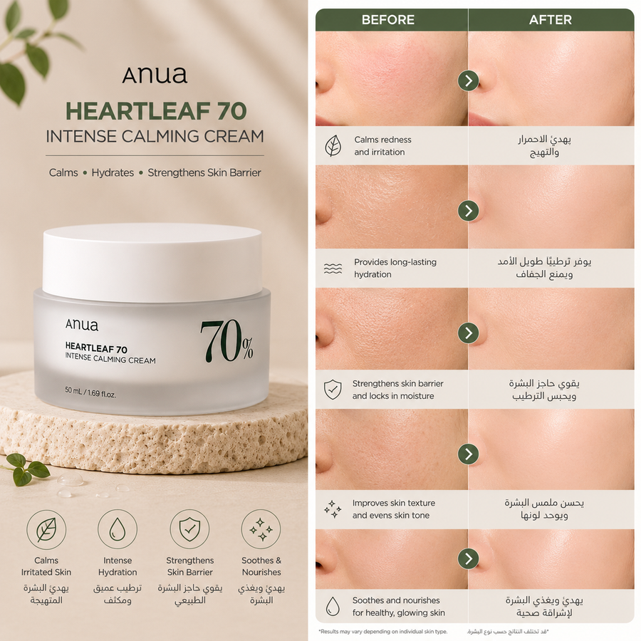 Anua Heartleaf 70% Intense Calming Cream