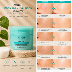 Anua PDRN 100 Hyaluronic Acid Glow Pad