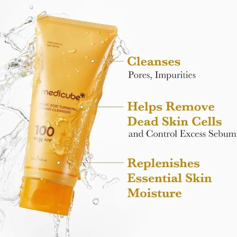 Medicube Kojic Acid Turmeric Toning Cleanser