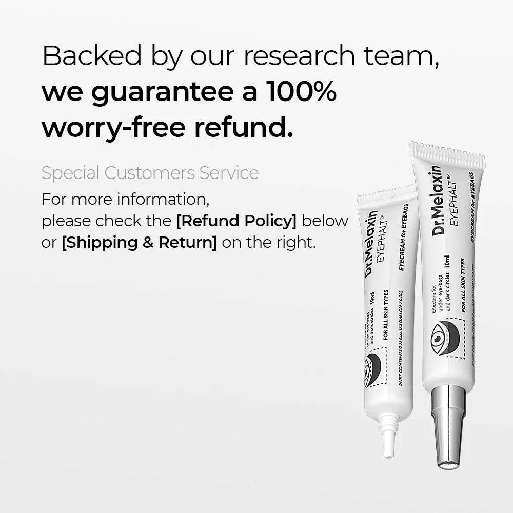 Dr.Melaxin Eyephalt Eyebag Cream Under Eye Firming Eye Cream 10ml